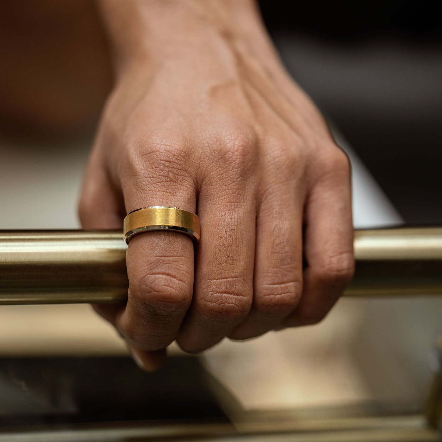 M Premium Jewellery Gold Antony Ring
