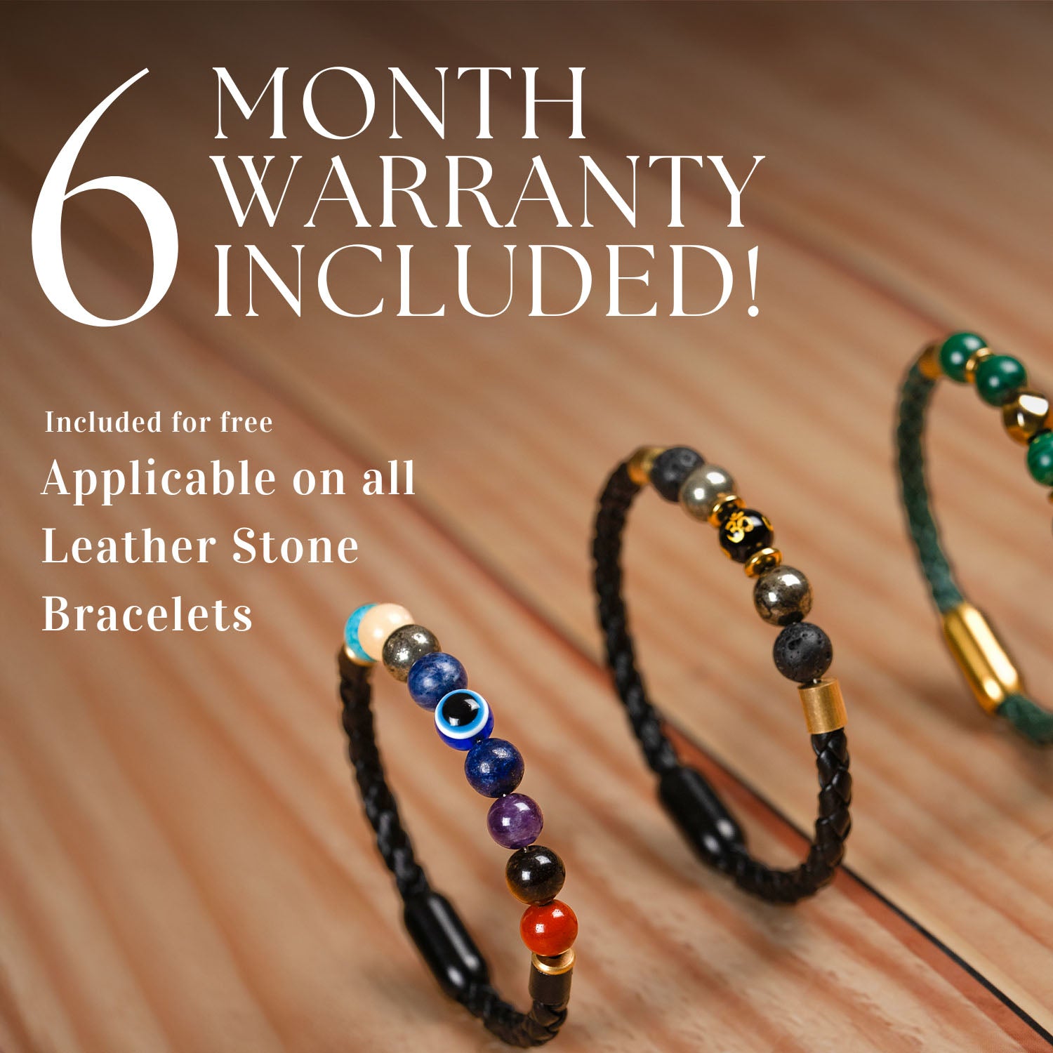 Courageous Tiger Eye Barrel Bead NeoLeather Bracelet With MagSlide