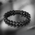 Natural Stone Jewellery Onyx Natural Stone Bracelet with MagSnap