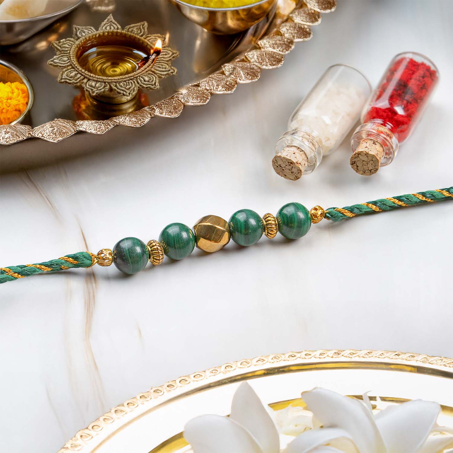 Rakhi Hampers under ₹1500 Malachite