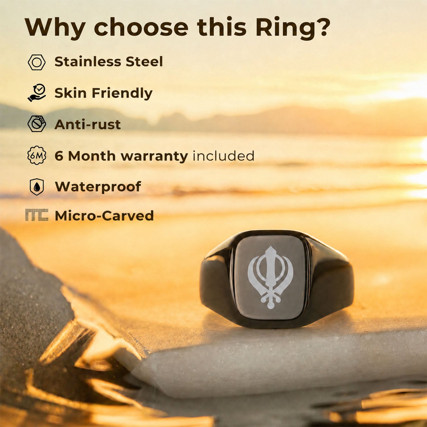 Ik Onkar Hercules Ring