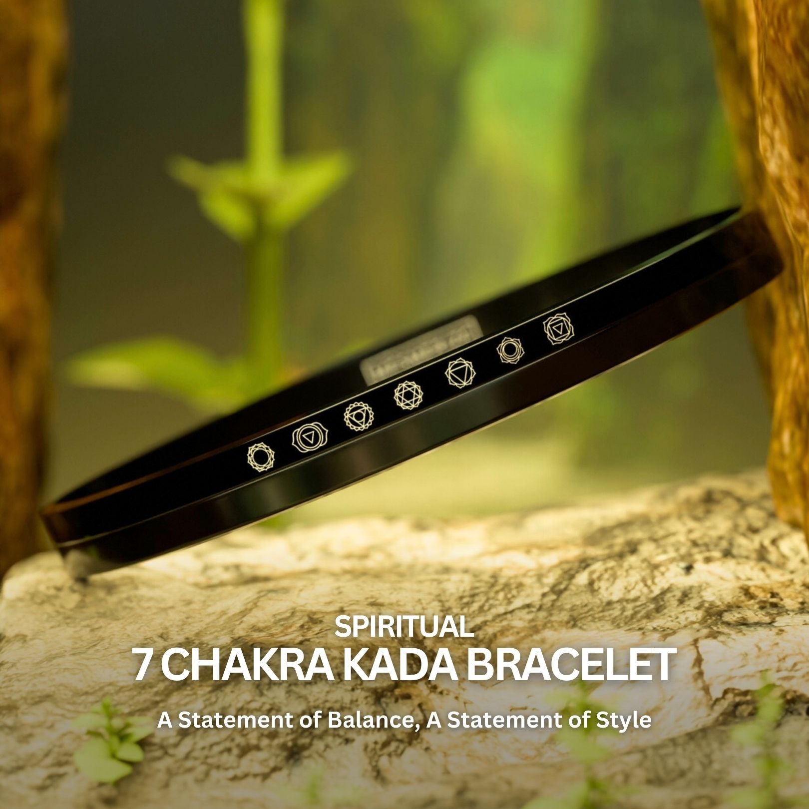 Balance 7 Chakra Kada Bracelet