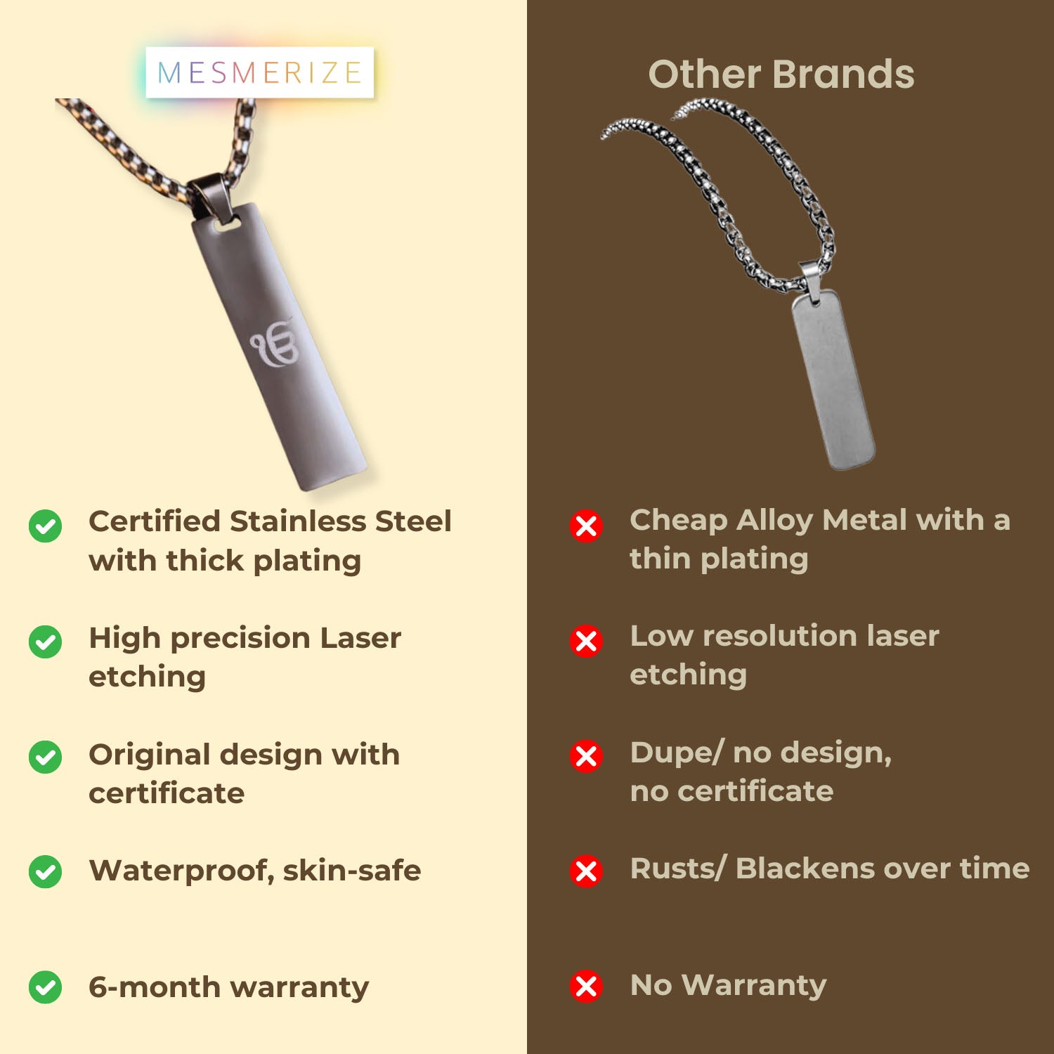 Ik Onkar Spiritual Mini Tag Black