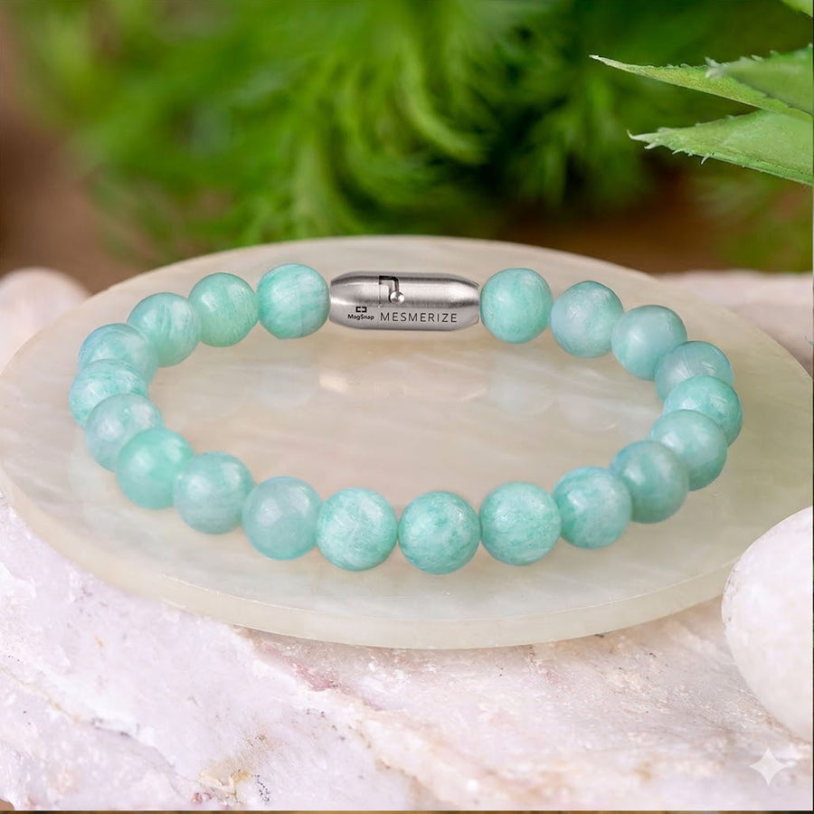 Serene Amazonite Natural Stone Bracelet