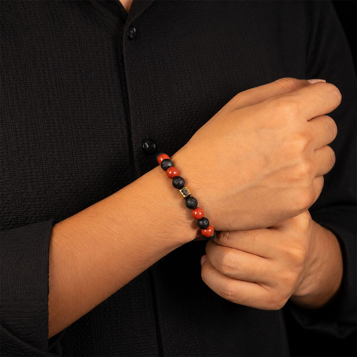 Aries (Mesh)Zodiac Stone Bracelet with MagSnap 2