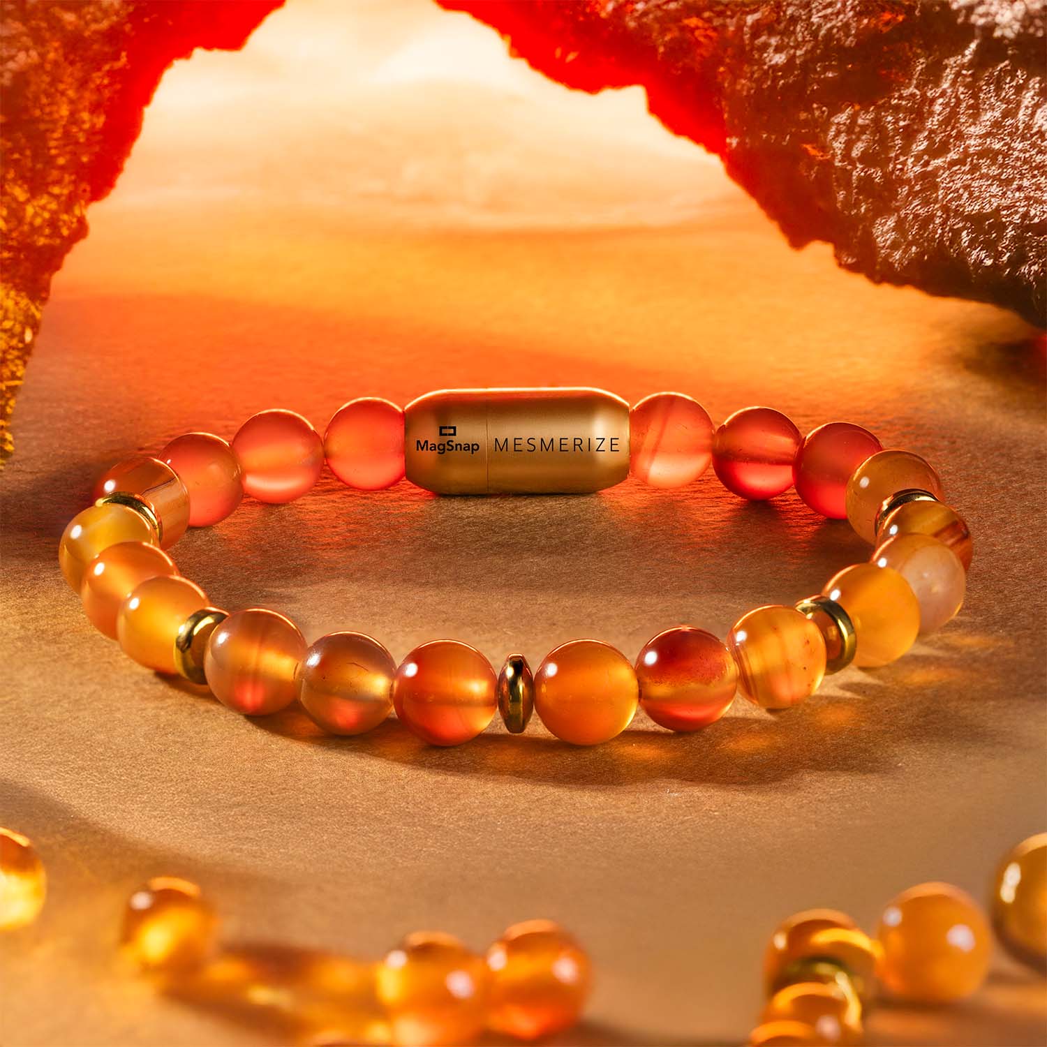 Empowering Carnelian Natural Stone Bracelet