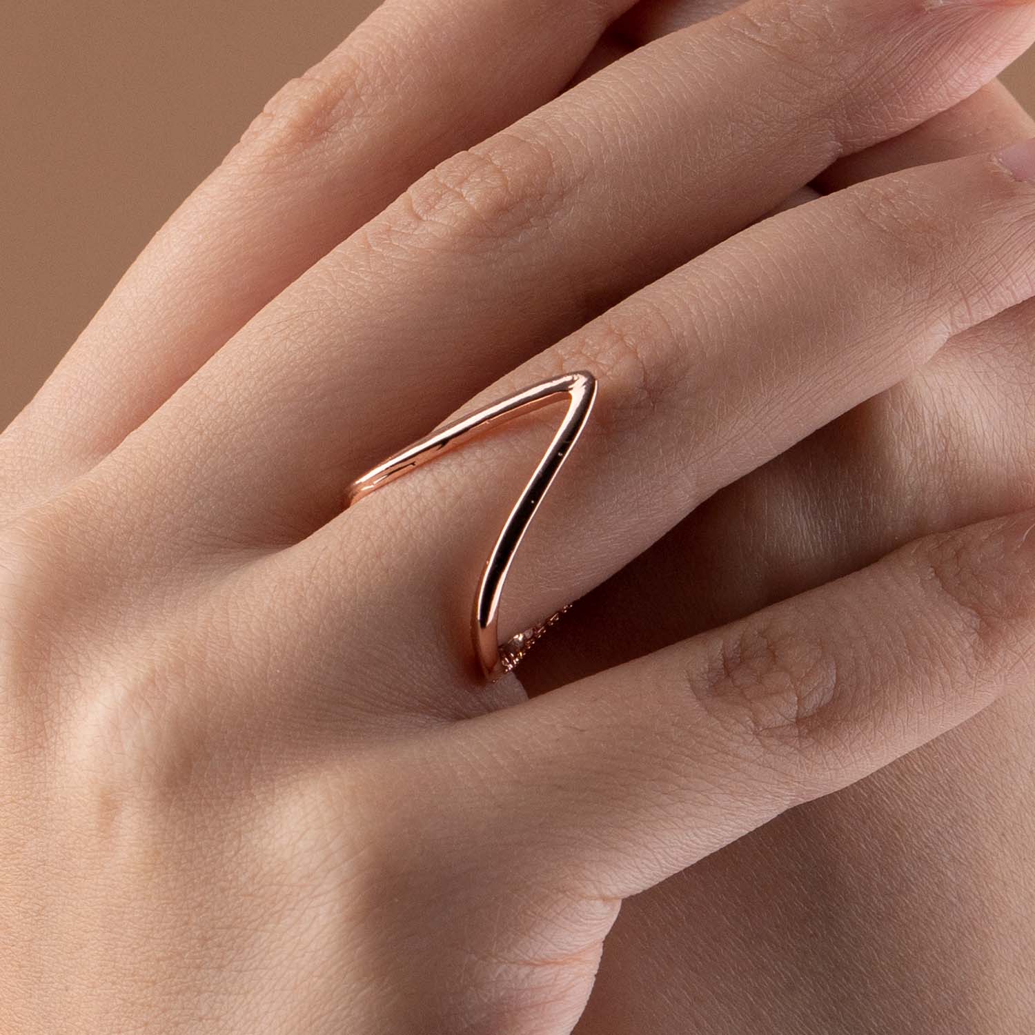 W Premium Jewellery Rings Esther Rose Gold