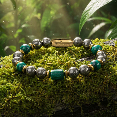 Pyrite Malachite