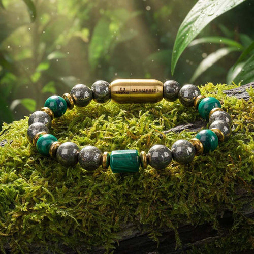 Pyrite Malachite