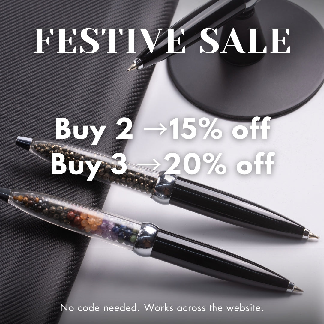 Pyrite MagSpin Rotating Desk Pen with DryFlow Ink