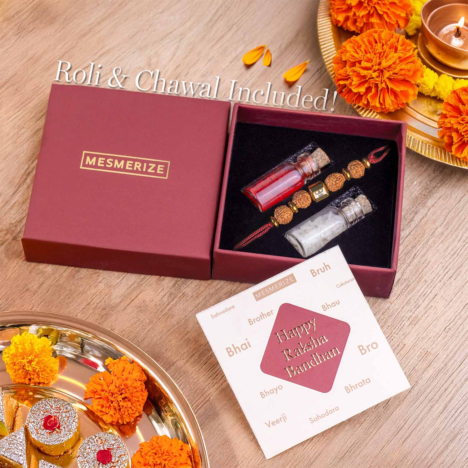 Power Shiv Trishul Rudraksha Rakhi