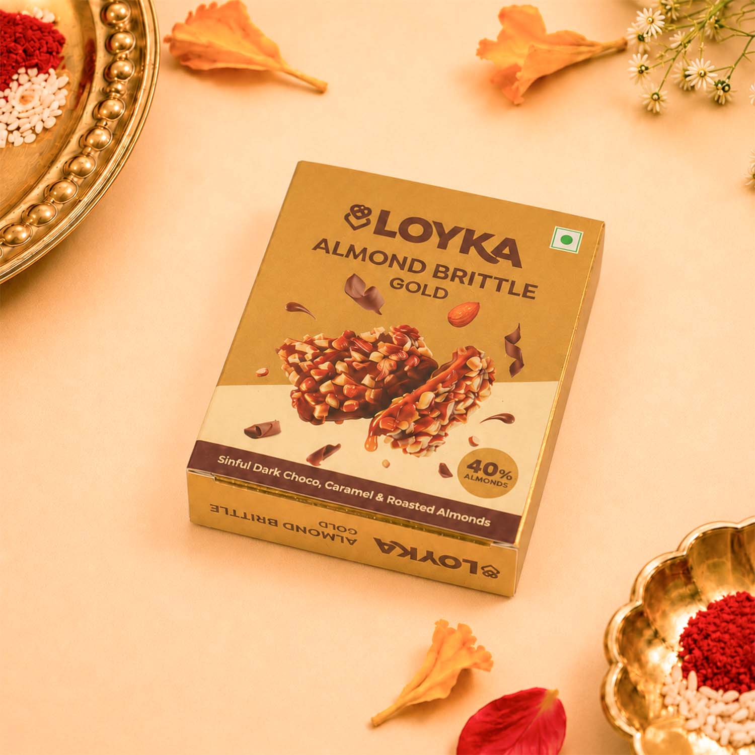 Super 9 Chakra Natural Stone Rakhi Hamper