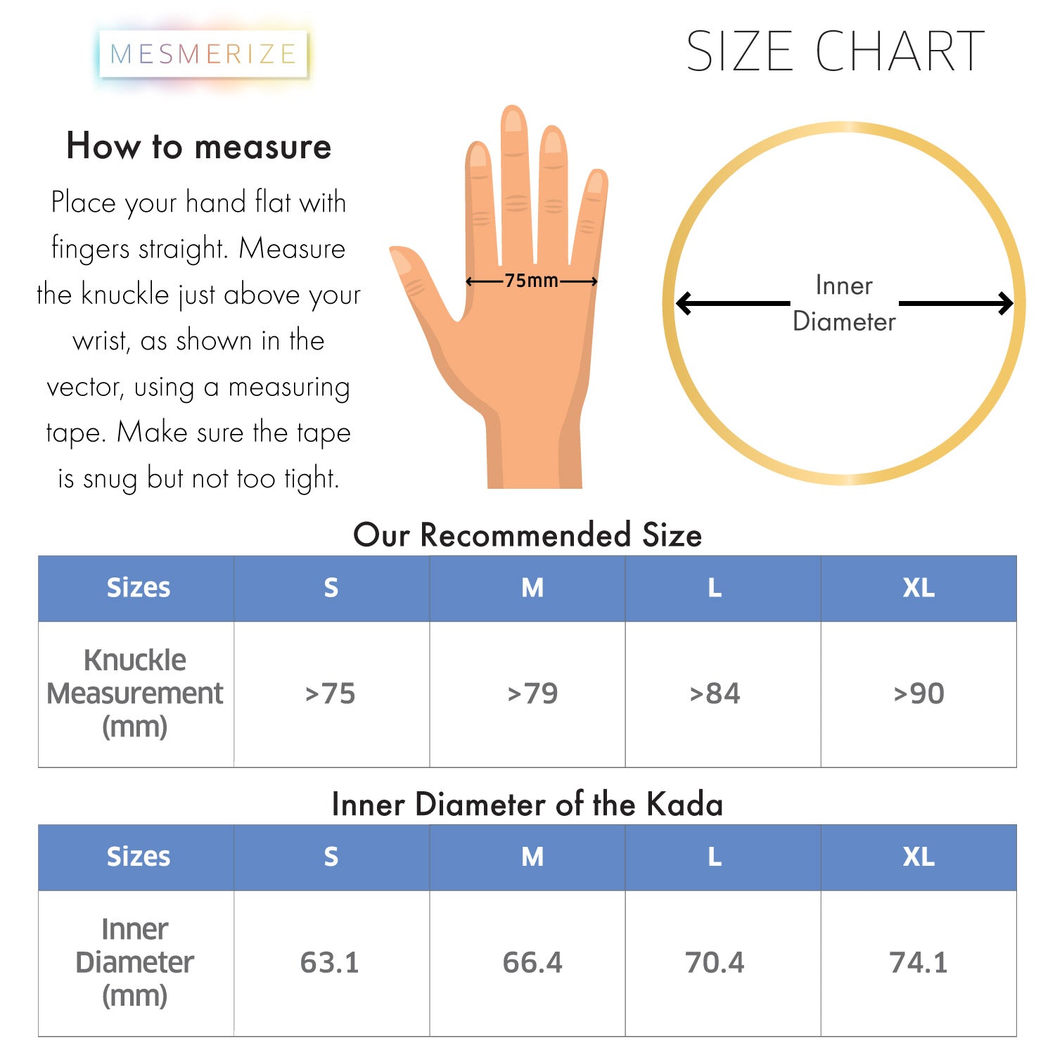 Round Curve Waheguruji Da Khalsa Kada Gold