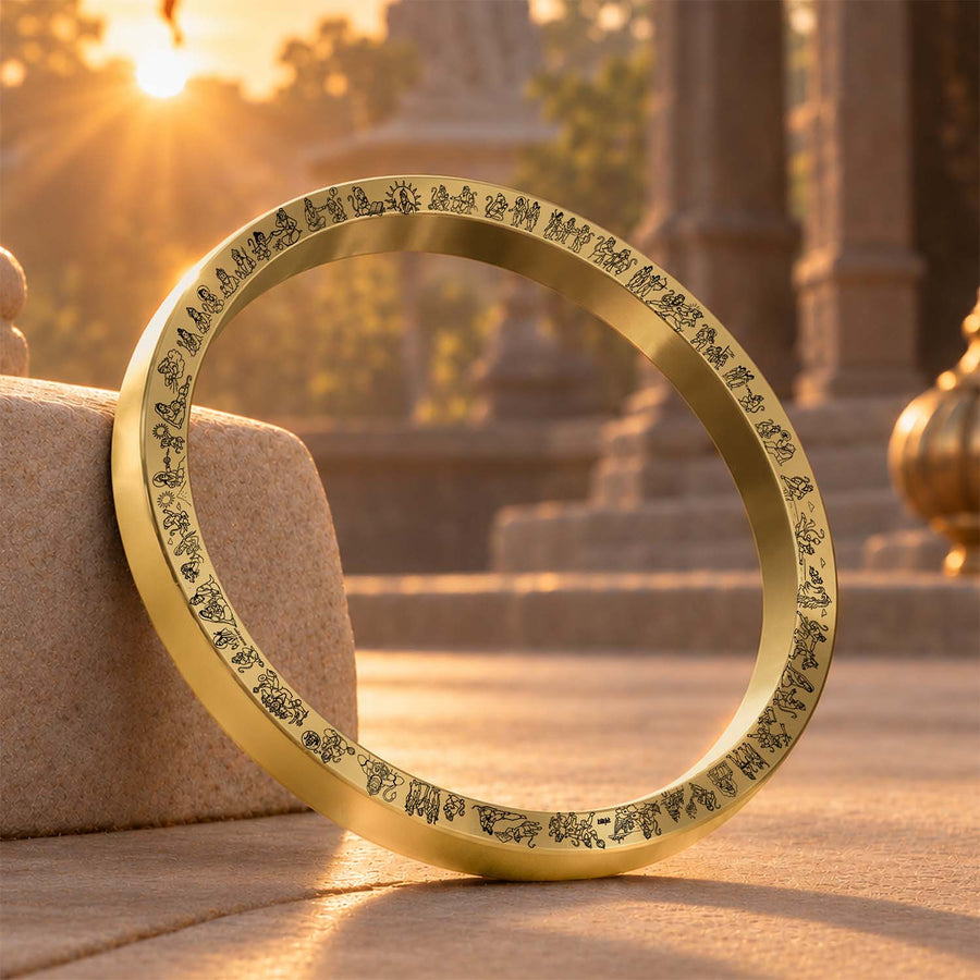 Tales Of Hanumanji MicroCarved Thick Kada