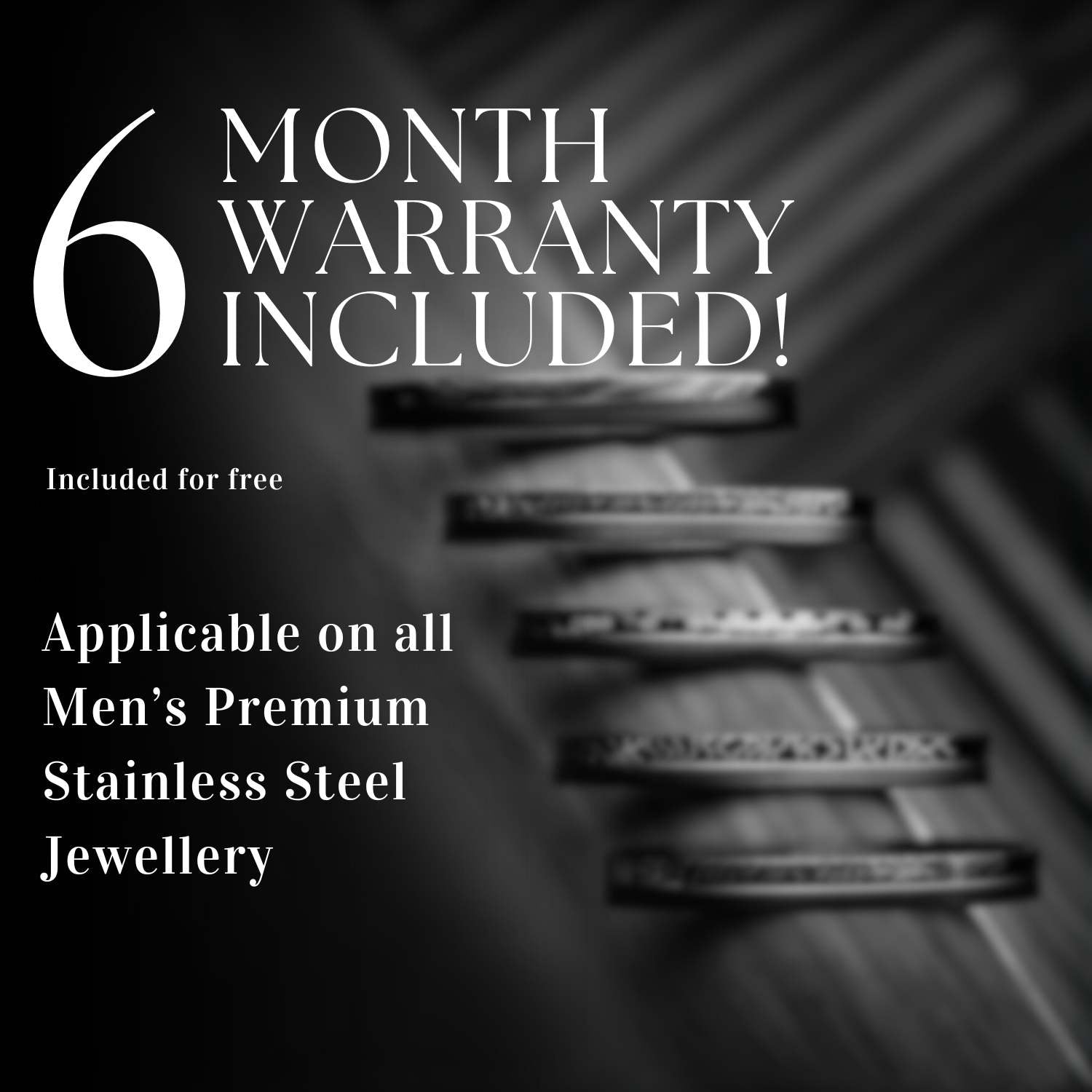Black Stainless Steel Linked Chain Necklace