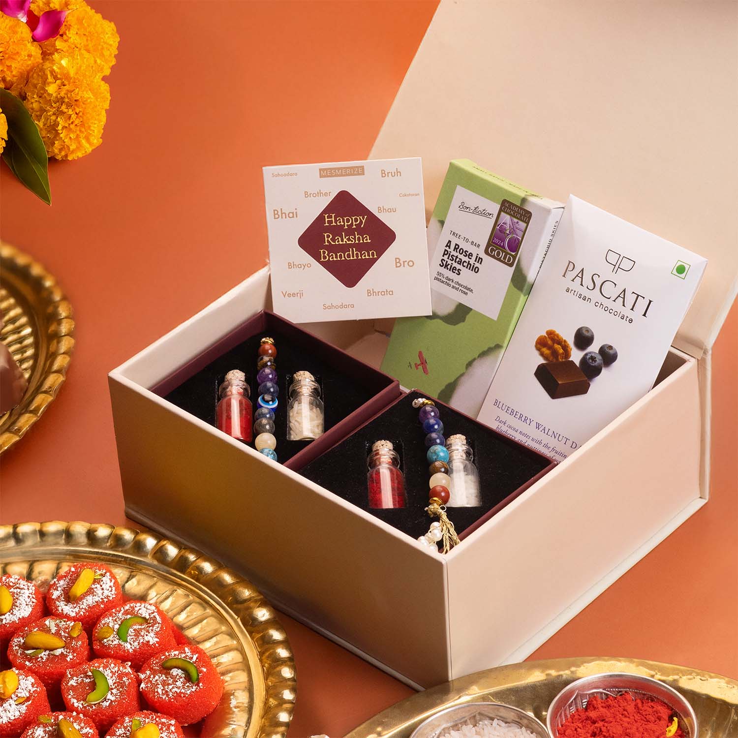 Rakhi Hampers under ₹1500 Couple Hamper