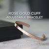 Personalised RoseGold Cuff Kada Bracelet