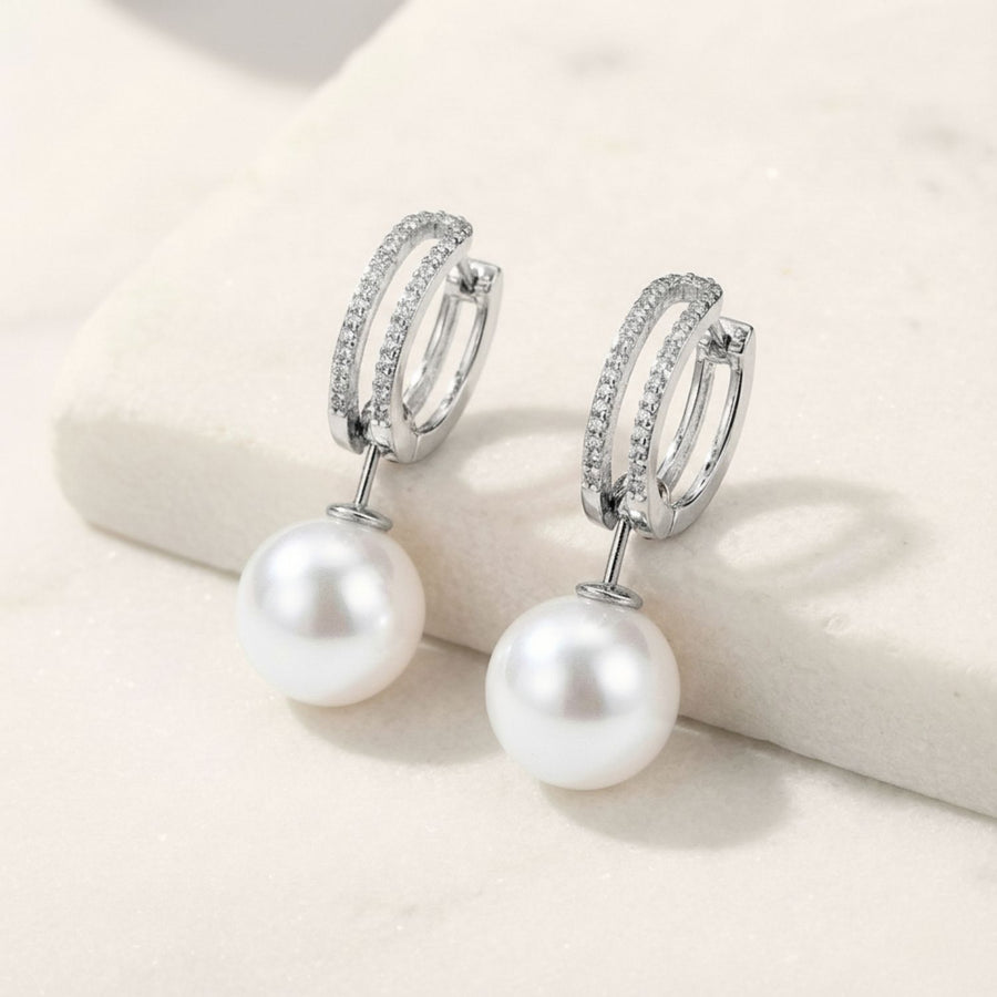 4 in 1 pearl earrings